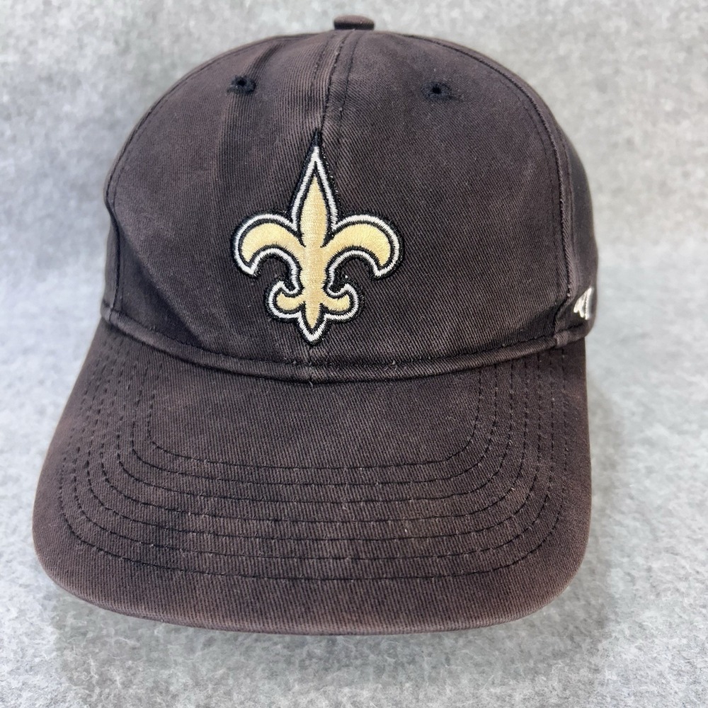 New Orleans Saints Youth Hat 47 Brand Adjustable Black NFL Cap